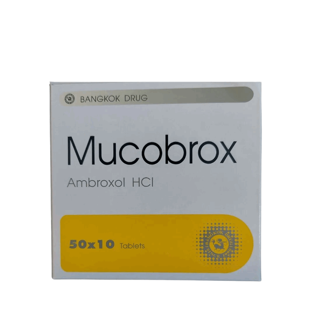 Ambroxol (Mucobrox) 30mg Tab (HK-51525) (10s)