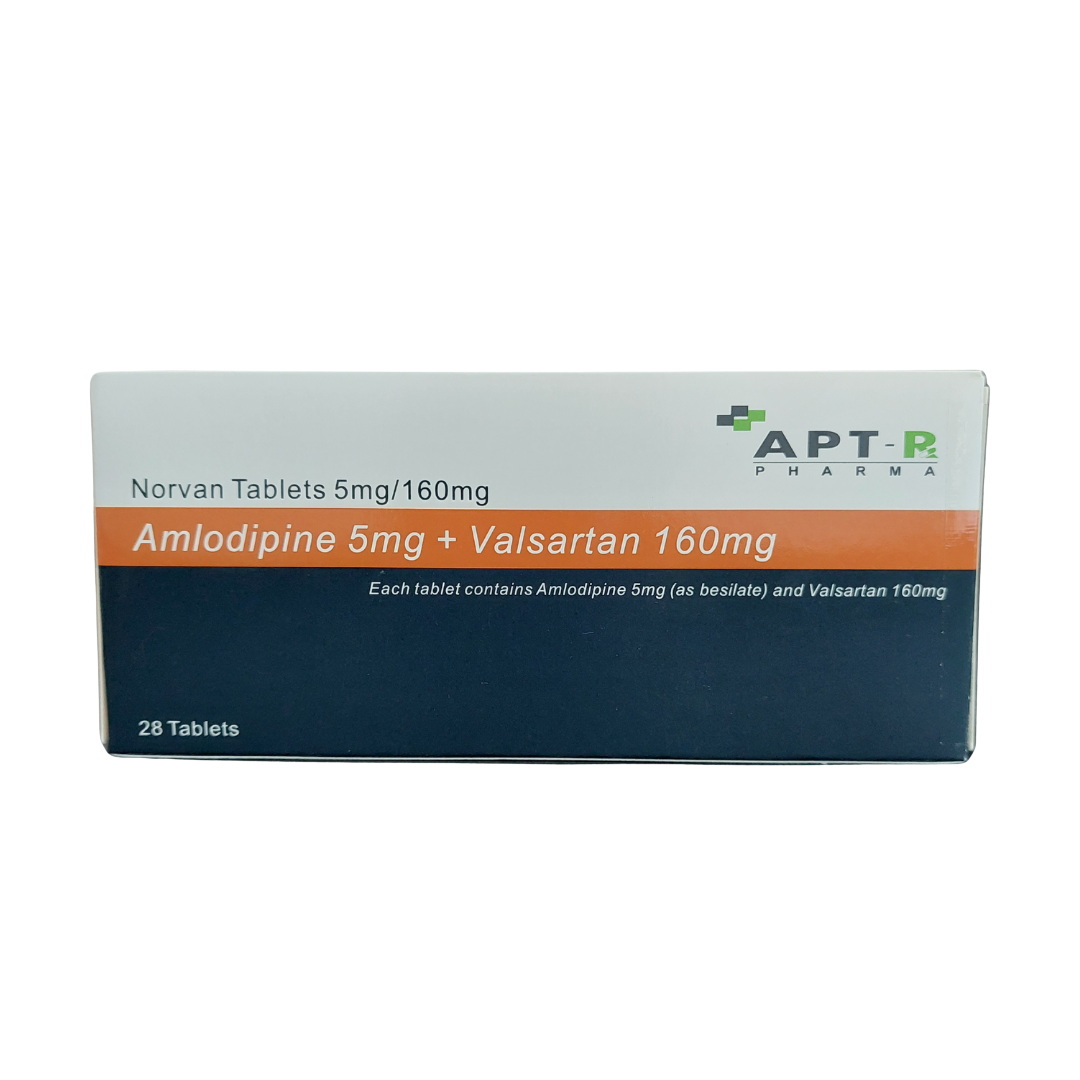 AmlodipineValsartan (Norvan) 5mg160mg Tab (HK-66377)