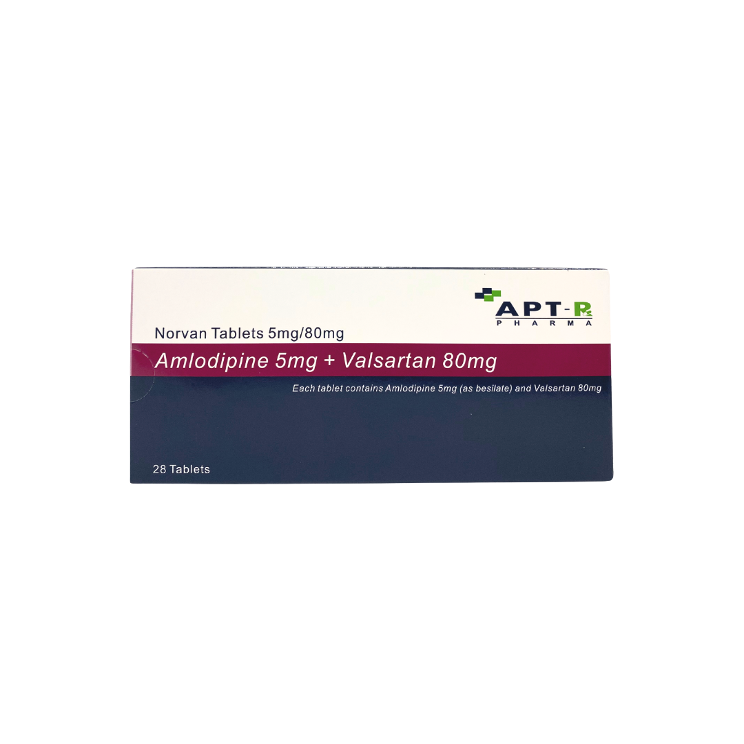 AmlodipineValsartan (Norvan) 5mg80mg Tab (HK-66378)