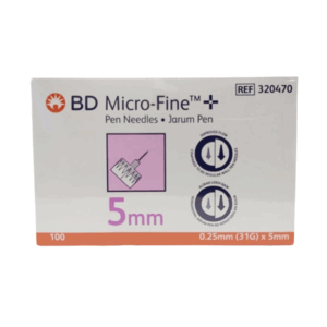 BD Micro-Fine Pen Needle 5mm (100 pcs)