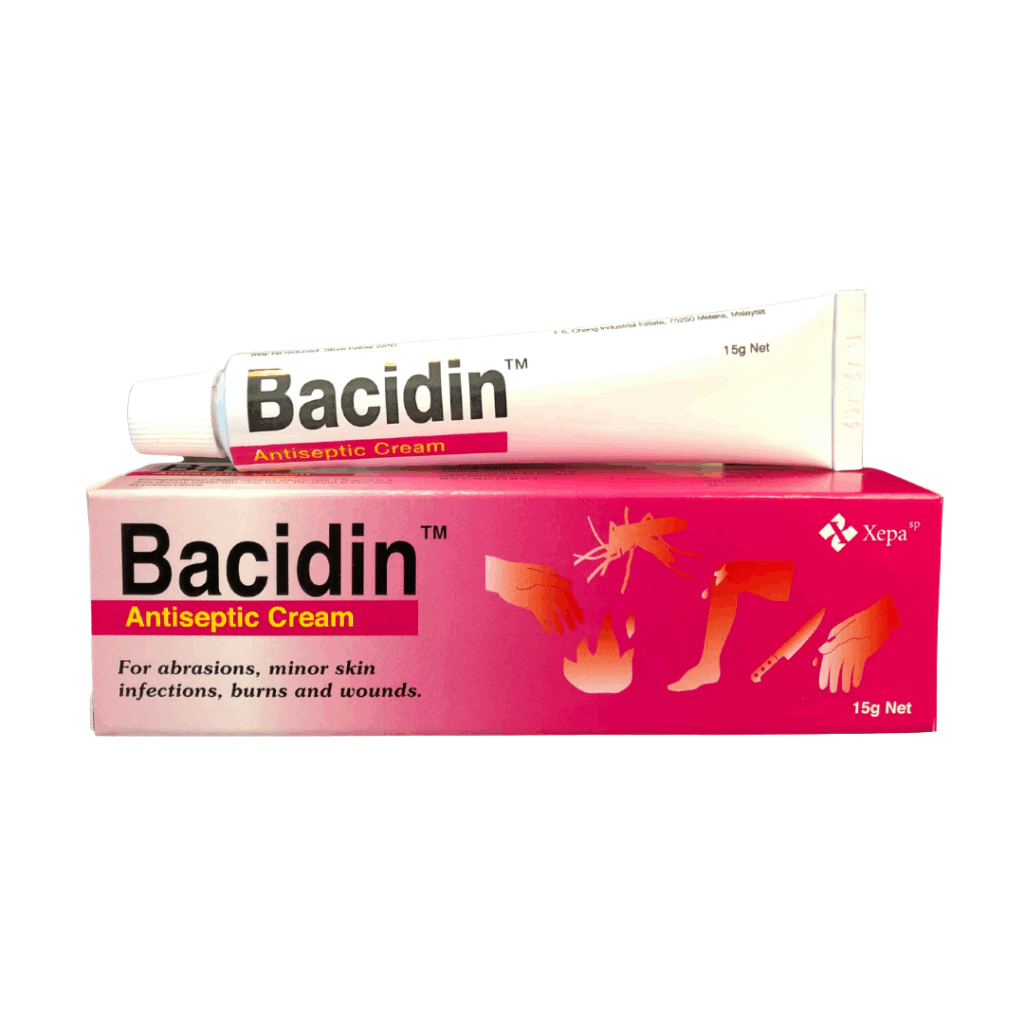 Bacidin (Chlorhexidine) 1% Cream 消毒藥膏 (HK-43113)