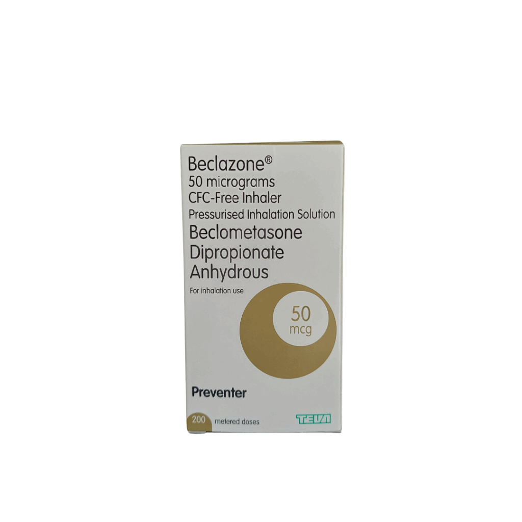 Beclomethasone Dipropionate (Beclazone) 50mcg Inhaler (HK-43841)