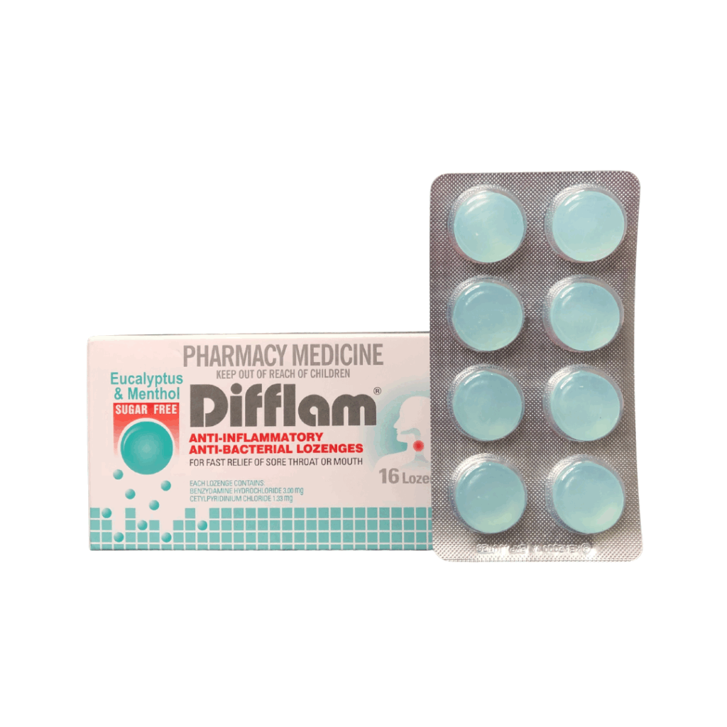 Difflam Anti-Inflammatory & Anti-Bacterial Lozenges (Eucalyptus & Menthol) (HK-57353)
