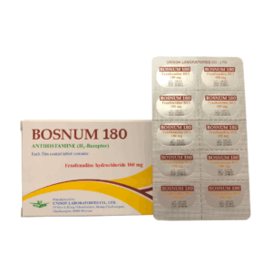Fexofenadine (Bosnum) 180mg (HK-61666) (10粒)