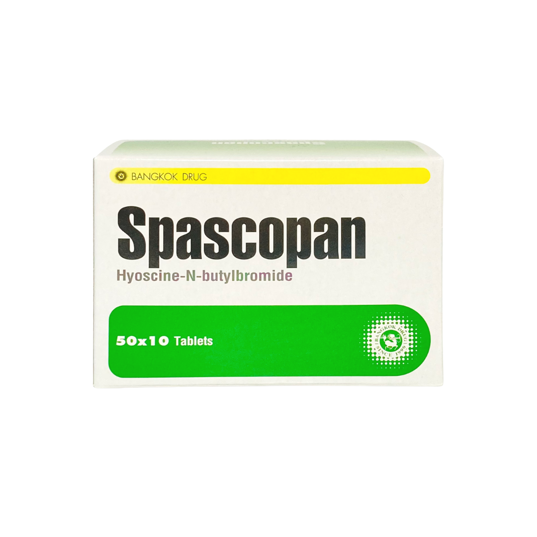 Hyoscine Butylbromide (Spascopan) 10mg Tab (HK-50644) (10粒)