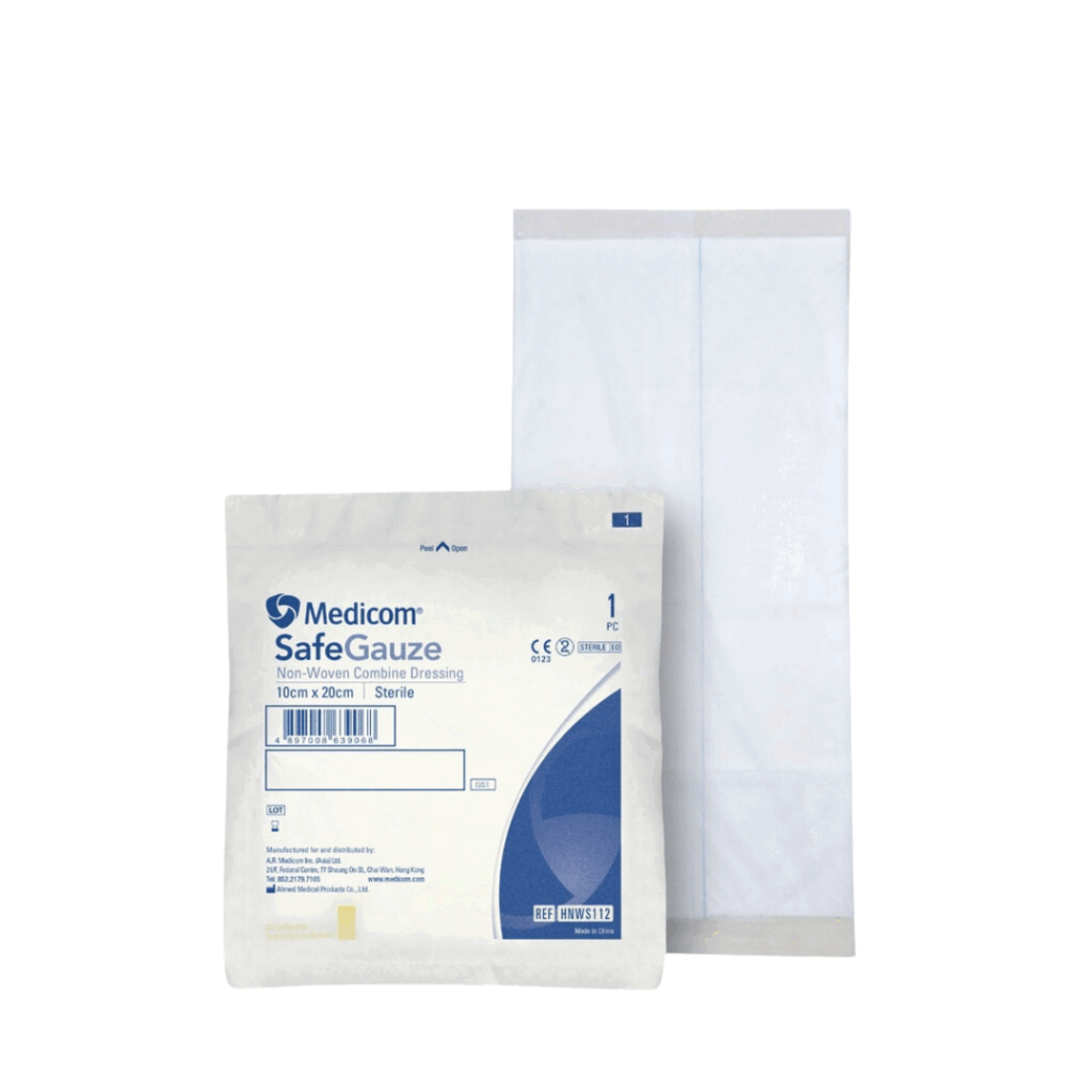 Medicom SafeGauze Non-Woven Combine Dressing (10cm x 20cm)