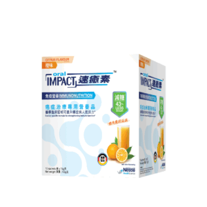 Oral Impact 速癒素癌症治療專用營養品 粉裝 (橙味 減糖配方) (6盒，1盒10包)