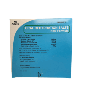 Oral Rehydration Salts (O.R.S.) 礦物鹽補充劑 (5包)