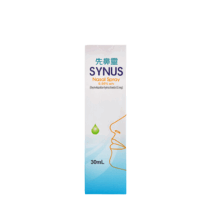 Oxymetazoline (Synus) 0.05% Nasal Spray 先鼻靈通鼻塞噴鼻劑 (HK-66390) (30mL)