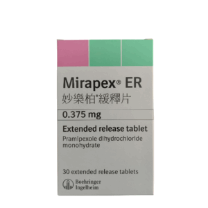Pramipexole (Mirapex ER) 0.375mg Extended Release Tab (HK-59657)