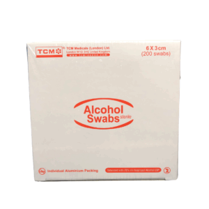 TCM 酒精消毒紙 (6cm x 3cm) (200張)