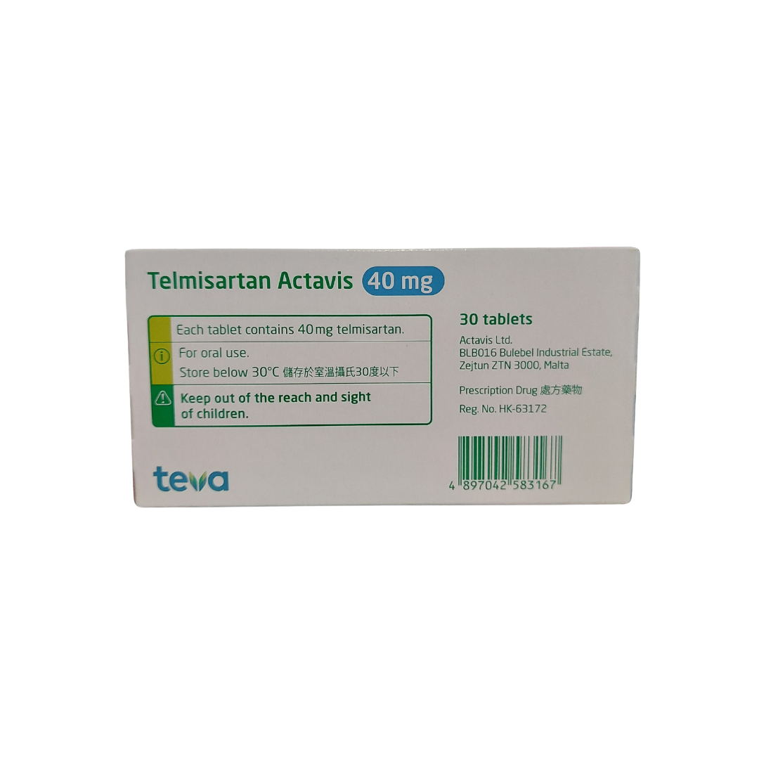 Telmisartan (Teva) 40mg Tab (HK-63172)-1