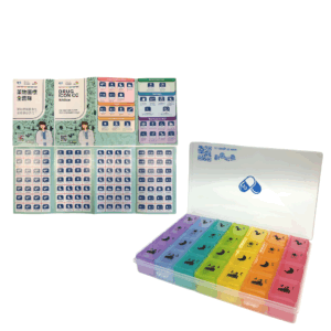 藥物圖標 (Drug Icon CC) 藥盒連藥物圖標貼紙套裝