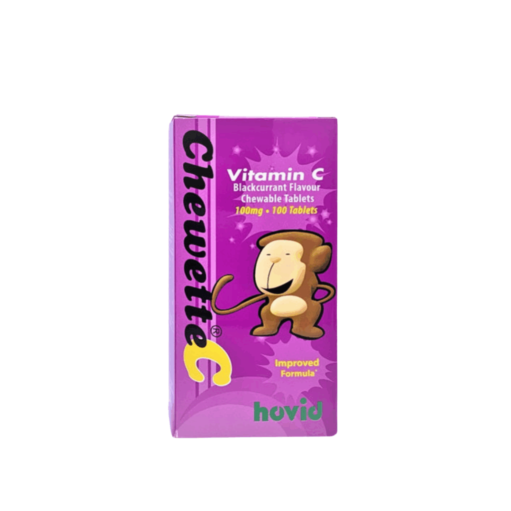 Chewette C Vitamin C 100mg (Blackcurrant flavour) Chewable Tablets (100s)
