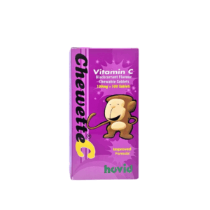 Chewette C Vitamin C 100mg (黑加侖子味) 維他命C咀嚼片(100粒)