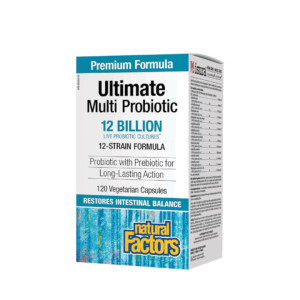 Natural Factors Ultimate Multi Probiotic 12 Billion 超級益生菌系列 12/12 配方 120億益生菌 (120粒素食膠囊)